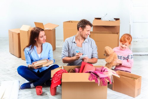 Woodford residents using temporary storage during a house move