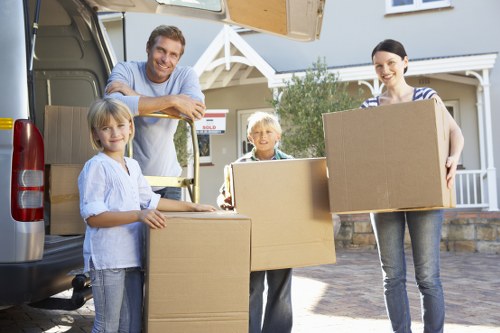 Secure mobile self storage container for homes and businesses in Woodford