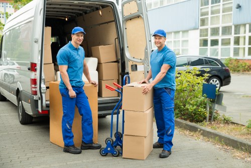 Property clearance example showing Woodford storage quote calculation