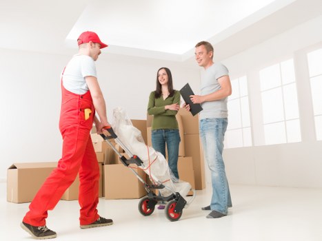 Secure storage facility space with neatly arranged items